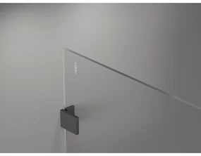 Mexen Lunar, sprchová stena pravá 90 x 200 cm, priehľadná 8 mm, grafitová, 830-090-000-95-00-P