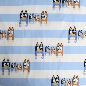Jerry Fabrics Bavlnené obliečky 140x200 + 70x90 cm - Bluey