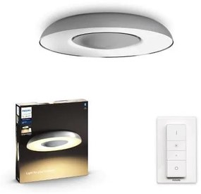 PHILIPS HUE Prisadené stropné LED inteligentné osvetlenie HUE STILL s vypínačom, 22,5 W, teplá biela-studená bie