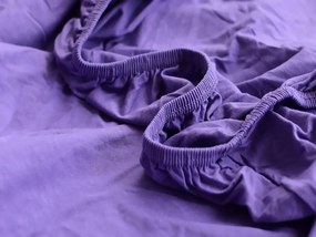 XPOSE® Jersey plachta Exclusive - fialová 180x200 cm