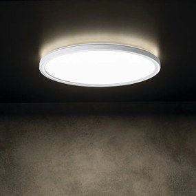 KANLUX KANLUX, AZPO stropné LED svietidlo, priemer 225mm, 11,8W, 3000/4000/6000K, IP54, biela, 31512