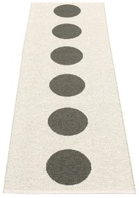 Tmavosivý vnútorný a vonkajší behúň 70x225 cm Vera Charcoal – Pappelina