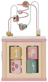 Kocka s aktivitami drevená Fairy Garden