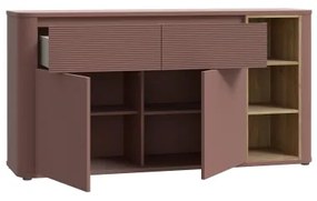 Komoda INAR hnedá/dub