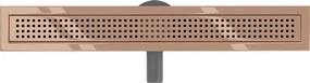 Mexen Flat 360° M08 sprchový žľab 60 cm, ružové zlato, 1625060-40