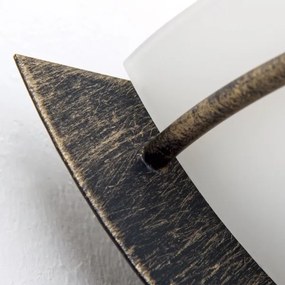 Orion WA 2-1196/1 - Nástenné svietidlo FLEUR 1xE14/60W/230V bronz