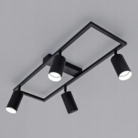 Bodové svietidlo 4xGU10/30W/230V čierne