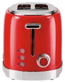 Silvercrest®  Hriankovač Retro 1973, červený + Chlebník Retro 1973, červený  (800010789)