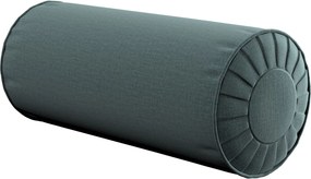 Valcový vankúš so záhybmi farba produktu zelená látka zamatová