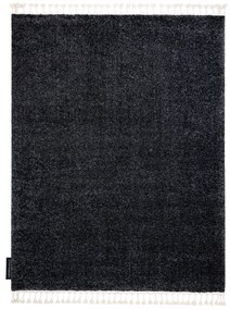 Koberec BERBER 9000 sivý, strapce, Maroko Shaggy