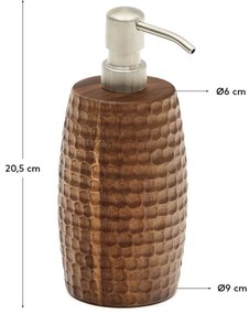 Hnedý drevený dávkovač mydla Fraz – Kave Home