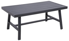 Tmavosivá hliníková záhradná lounge súprava pre 4 osoby Denia – Garden Pleasure