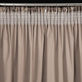 ZATEMŇOVACÍ ZÁVES NA PÁSKE MOLLY 140X270 CM VZOROVANÁ