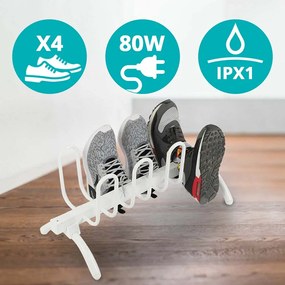 Elektrický sušiak na 4 páry obuvi, 80 W
