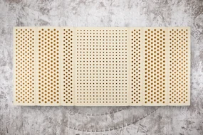 Novaya Latexový 7 zónový matrac MEGAL (tvrdší-T4) Veľkosť: 200 x 140 cm, Materiál: Tencel, Tvrdosť matraca: Tvrdý