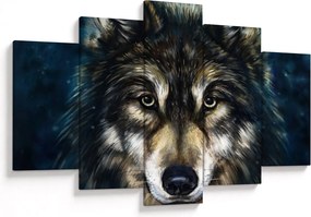 Obraz - Vlk (150x105 cm)