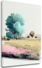 Krajinka na plátne Pastelová tvorivosť v prírode