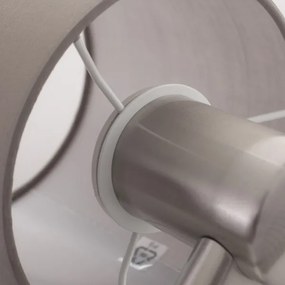 Eglo 96478 - LED Flexibilné svietidlo PASTERI 1xE27/40W+LED/3,8W taupe