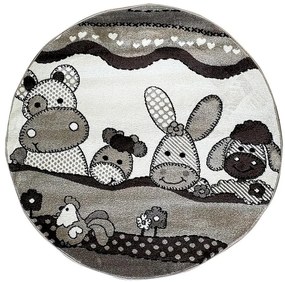 Koberec Frisee Soft Kids 1,2/1,2 FR6 A1007 béžová