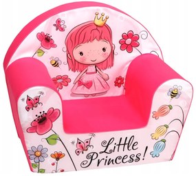 Penová detská sedačka 51 x 33 x 42 cm princezná