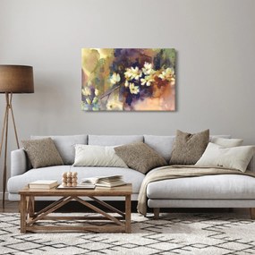 Obraz - Biele magnólie, maľba (90x60 cm)