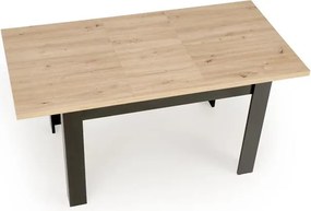 Jedálenský stôl Baghira (dub artisan + čierna) (pre 4 až 6 osôb). Vlastná spoľahlivá doprava až k Vám domov. 1092368