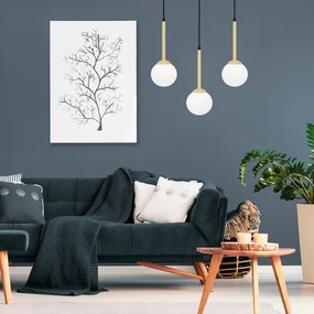 Luster na lanku PARMA 3xE14/40W/230V čierna