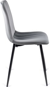 Čalouněná jídelní židle IBIS šedá