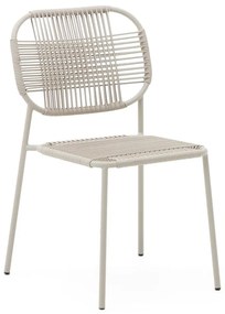 Béžová kovová záhradná stolička Talaier – Kave Home