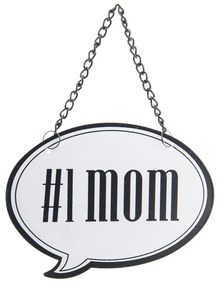 Nástenná kovová ceduľa 1Mom - 11 * 8 cm