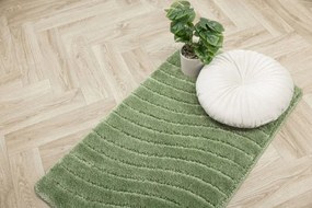 Kúpeľňový koberček Sara Sage zelený Fale