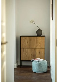 Menčestrový sedací vak v mentolovej farbe Mini – SLOWDOWN