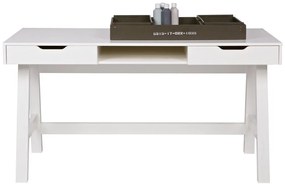 Biely písací stôl WOOOD Nikki