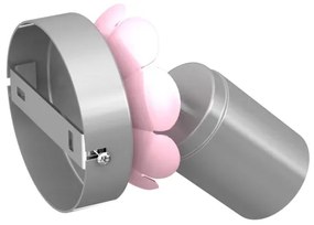 Nástenné bodové svietidlo FLOWER 1xGU10/8W/230V matný chróm