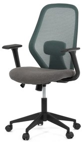 Autronic BONTEC Kancelárska stolička, hojdací mechanizmus, čierna sieťovina, KA-V3149 BK Farba: Zelená