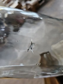 Vysoká sklenená transparentné váza Noah L - Ø 18 * 120 cm