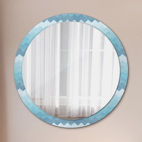 Okrúhle ozdobné zrkadlo na stenu Vzor obuvníka fi 100 cm