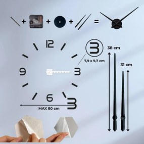 SENTOP | Štýlové hodiny na stenu do obývačky I SENTOP 12S049 analógové