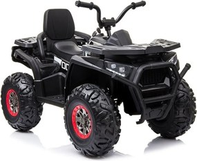 LEAN CARS Elektrická štvorkolka XMX607 LED MP3 čierna