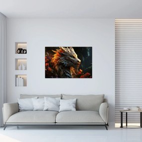 Obraz - Drak (90x60 cm)