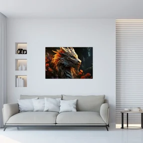 Obraz - Drak (90x60 cm)