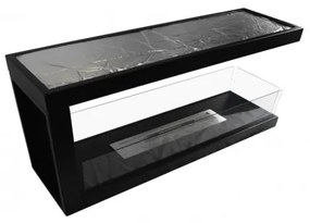 InFire - Rohový BIO krb 100x50 cm 3kW obojstranný