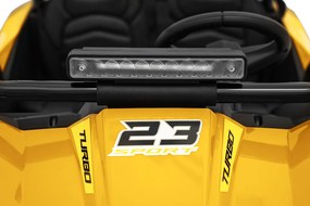 Ramiz Elektrická bugina TURBO 23 pre deti žltá