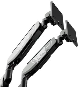 Dvojitý držiak na monitory 49 palcov, sivá-čierna RGB X-Arm Dual