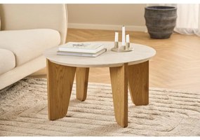 Konferenční stolek Dockland dub divoký/travertin