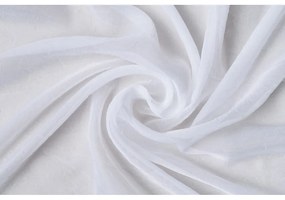 Biela voálová záclona 300x260 cm Crush – Mendola Fabrics