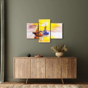 Obraz - Maľba loďou (90x60 cm)