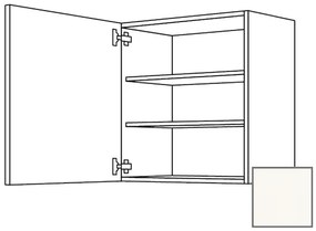 Kuchynská skrinka horní Naturel Erika24 s dvierkami 60x72x35 cm bílá lesk 450.W601.L