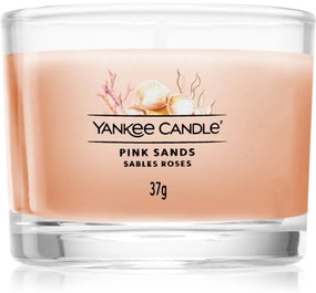 Yankee Candle Pink Sands votívna sviečka glass 37 g