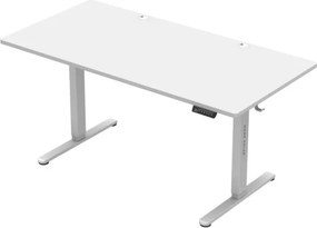 Elektrický výškovo nastaviteľný stôl Mark Adler Leader 7.6 biely